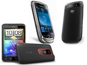 எச்டிசி இவோ 3டி மற்றும் பிளாக்பெர்ரி-9810 போன்கள் ஒப்பீடு