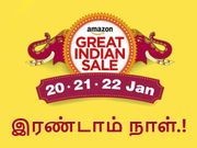 அமேசான் கிரேட் இந்தியன் சேல் இரண்டாம் நாளின் அதிரடி சலுகைகள்.!