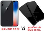 ஐபோன் எக்ஸ்-க்கு போட்டியாக வெளிவரும் ஹூவாய் பி20 லைட்.!