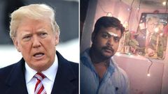 டிரம்ப் புகைப்படத்தை தினமும் பூஜை செய்து வரும் தெலுங்கானா விவசாயி.!