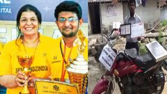 1 லிட்டர் தண்ணீரில் 45 கி.மீ ஓடும் பைக்.! கண்டுபிடித்து அசத்திய தமிழக இளைஞன்.!