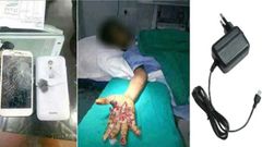 சென்னை: செல்போன் சார்ஜர் வெடித்து தீ விபத்து: 4 பெண்கள் காயம்.!