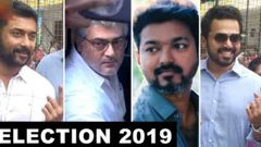 ஓட்டு போட்ட திரை, அரசியல் பிரபலங்கள்- தல அஜித் டாப்: பேஸ்புக் ரைவல்.!