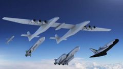 பூலோகத்திலிருந்து விண்வெளிக்குச் செல்லும் முதல் மிகப்பெரிய விமானத்தின் வைரல் வீடியோ.!