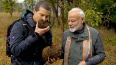 மேன் Vs வைல்ட் நிகழ்ச்சியில் நரேந்திர மோடி! வைரல் ஆகும் மோடி Vs பியர் கிரில்லஸ்!