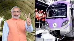 மோடியுடன் நீரடி சுரங்கப்பாதை மெட்ரோ ரயில் திட்டம் அறிமுகம்! இந்திய ரயில்வே வெளியிட்ட புதிய வீடியோ!