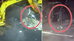 ஜேசிபி வைத்து ஏடிஎம் இயந்திரத்தை கொள்ளையடித்த கொள்ளையர்கள் வீடியோ!