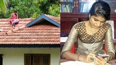 சிக்னல் படுத்தும்பாடு இதுதான்.! வீட்டின் மேற்கூரையில் இருந்து படித்த மாணவி.! பின்பு நடந்தது என்ன?