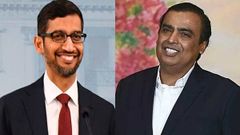Reliance AGM 2021: முக்கிய அறிவிப்புகளை வெளியிட்ட சுந்தர் பிச்சை, முகேஷ் அம்பானி.!