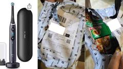 ஏலே ஏம்லே இப்படி பண்றீங்க: எலெக்ட்ரிக் டூத்பிரஷ் ஆர்டர் செய்த பெண்ணுக்கு அமேசான் கொடுத்த ஒரு அதிசய பொருள்!