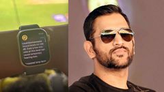 IPL 2023: தல தோனி களம் வந்த போது ஆப்பிள் வாட்ச் செய்த காரியம்.! இணையத்தில் வைரல்.!