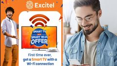 இலவச WiFi ரௌட்டர், 32' இன்ச் ஸ்மார்ட் டிவி..400mbps வேகம்..12 OTT உடன் அன்லிமிடெட் டேட்டா.. கலக்கும் Excitel!