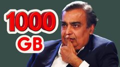 அசராமல் அடிக்கும் அம்பானி.. 599 ரூபாய்க்கு 1000GB டேட்டா.. 14 OTT இலவச சேனல்.. புது Jio திட்டம்..