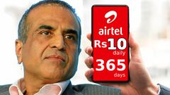 அடேங்கப்பா Airtel திட்டம்.. தினசரி ரூ.10 போதும்.. OTT சந்தாவுடன் 365 நாளுக்கு ஜமாய்க்கலாம்.. எந்த பிளான்?
