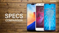 ओप्पो F9 प्रो vs वनप्लस 6 vs मोटोरोला मोटो Z2 प्ले। Oppo F9 Pro vs OnePlus 6 vs Motorola Moto Z2 Play