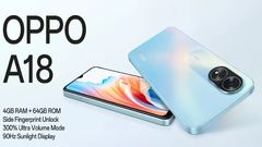 OPPO A18 128GB स्टोरेज मॉडल 4GB रैम के साथ भारत में लॉन्च , जाने कीमत