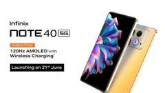 भारत में Infinix Note 40 5G इस दिन होगा लॉन्च, Infinix Note 40 5G To Launch In India On June 21 know Price And Specs