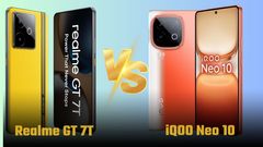 Realme GT 7T vs iQOO Neo 10 comparison which phone is value for money