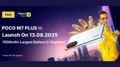 Poco M7 Plus 5G with Slim Body and 7000mAh Battery Set to Disrupt Indian Mid-Range Market on August 13