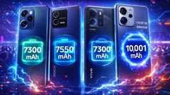 Best 7000mAh Battery Smartphones in India 2026: OnePlus 15, POCO F7, Realme P4 Power & More