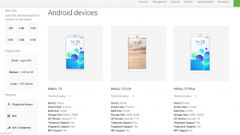 Meizu 15, 15 Lite, 15 Plus, and E3 listed on Android’s official website before launch