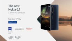 Nokia 6 (2018) with 4GB RAM India sale to debut on May 13