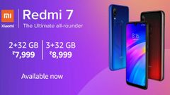 Xiaomi Redmi 7 India open sales starts today: Deals, cashbacks, and more