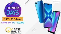 Amazon Honor Days Sale (June 17 to 21) – Avail Discounts On Honor 8C, Honor 8X, Honor 9N And More