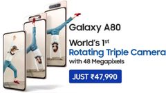 Samsung Galaxy A80 Goes For Pre-Order In India: Pop-Up Selfie Camera Phones That Might Take A Hit