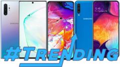 Last Week Most Trending Samsung Smartphones: Galaxy Note10, Galaxy A50, Galaxy A90 And More