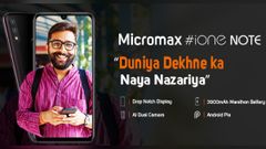 Micromax iOne Note Teased: Notched Display, 3,900 mAh Battery Revealed