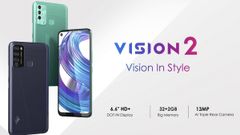 Itel Vision 2 Launched In India; Most Affordable Phone With Punch Hole Screen?