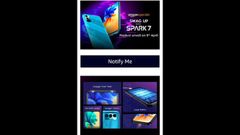 Tecno Spark 7 With 6,000mAh Battery Launching On April 9 In India