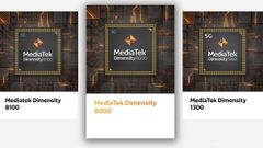 Mediatek Dimensity 8100, Dimensity 8000, Dimensity 1300 Announced