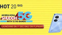 Infinix Hot 20 5G Phones Launching on December 1; Will These Disrupt Budget 5G Smartphone Market?