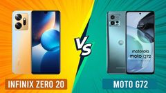 Infinix Zero 20 vs Moto G72: Battle Of The Helio G99 Powered Smartphones
