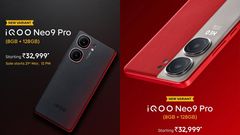 iQOO Neo 9 Pro 8GB/128GB Model Goes on Sale in India at 12 noon via Amazon Today