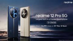 Realme 12 Pro 12GB + 256GB Variant Launched in India: Check Price, Specs & Availability