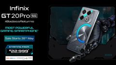 Infinix GT 20 Pro with MediaTek Dimensity 8200-Ultimate SoC Launched in India: Price, Specs, Offers