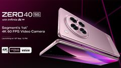 Infinix ZERO 40 5G with MediaTek Dimensity 8200 Ultimate SoC, 144Hz AMOLED Display Launched in India