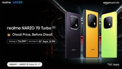 Realme Narzo 70 Turbo 5G Goes on Sale in India at 12 PM Today: Check Price, Specs, Offers