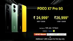 POCO X7 Pro Goes on Sale in India at 12 noon Today via Flipkart: Check Price, Specifications, Offers