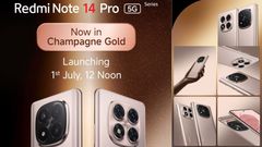 Redmi Note 14 Pro and Pro+ to Launch in New Champagne Gold Color on July 1