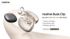 realme Buds Clip With Open-Wear Design, 11mm Drivers, 36-Hour Battery Launching in India on January 29