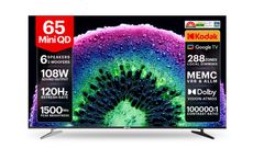 Kodak Unveils 65-inch Mini QD 4K TV in India; Price Starts at Rs 54,999