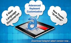 Adaptxt Keyboard -- Tablet App: Hands On Review