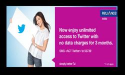 Reliance Twitter Access Pack: RCom Offers 90 Day Free Access to Prepaid GSM Users Reliance Twitter Access Pack: RCom Offers 90 Day Free Access to Prepaid GSM Users