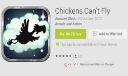 Chickens Can't Fly For Android Devices Now Available in India