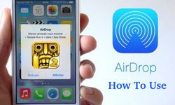 How To Use AirDrop In iOS7 Running Devices For Transferring Files