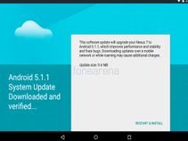 Nexus 7 2012 (Wi-Fi) Started Receiving Android 5.1.1 Update